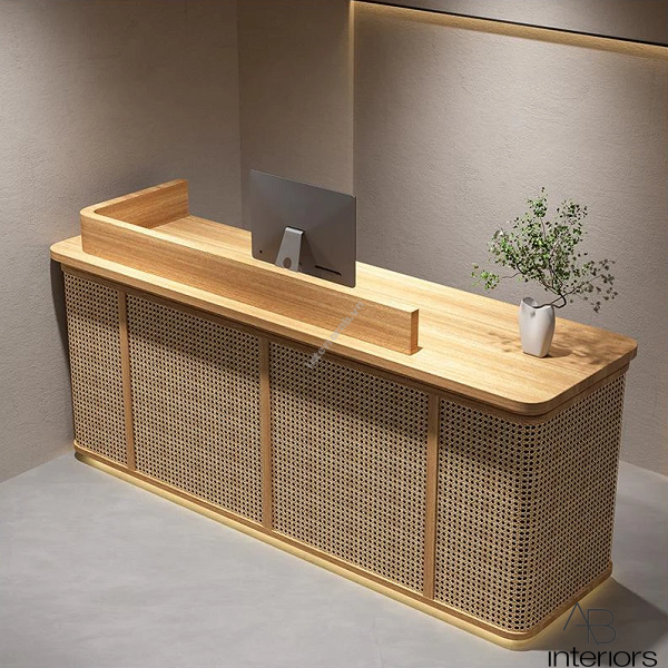 Quầy lễ tân cổ điển QLT030