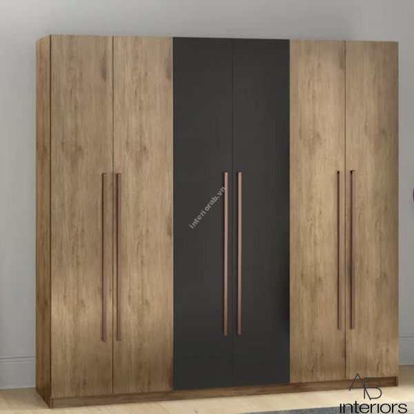 Tủ quần áo 6 buồng giá rẻ TQA022