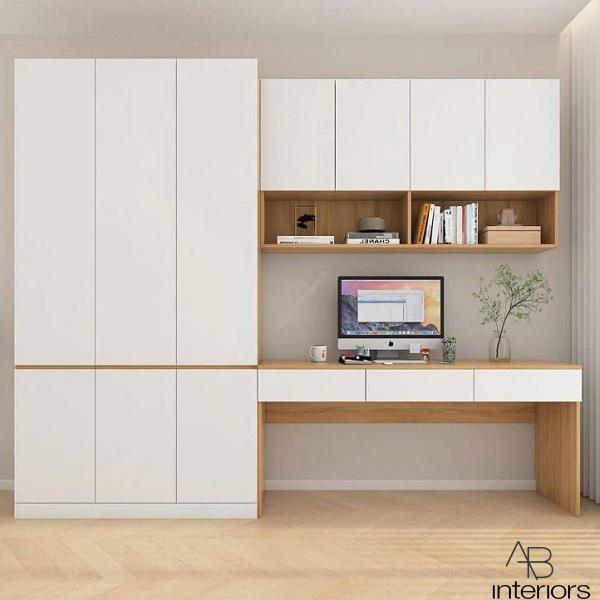 Tủ quần áo vs bàn làm việc TQA019