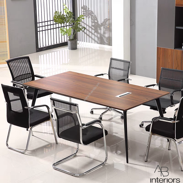 Bàn họp chân sắt 1m8 đẹp BH014