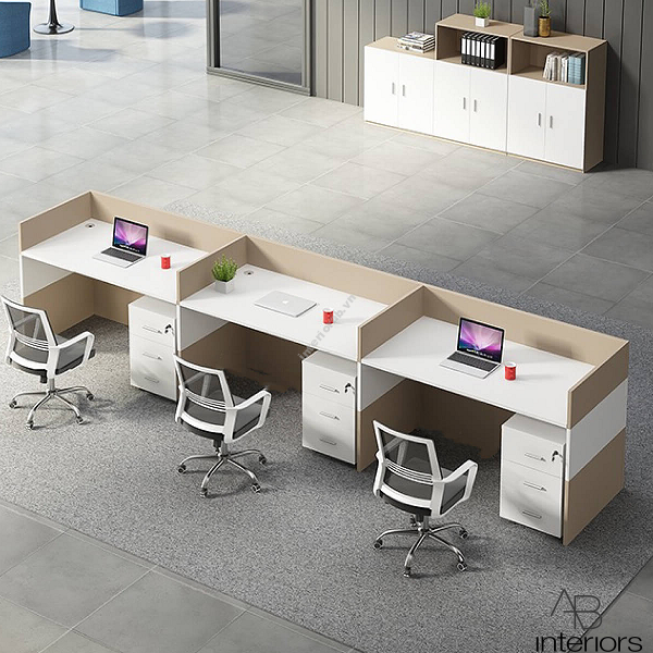 Bàn làm việc 3 chỗ ngồi BLV013