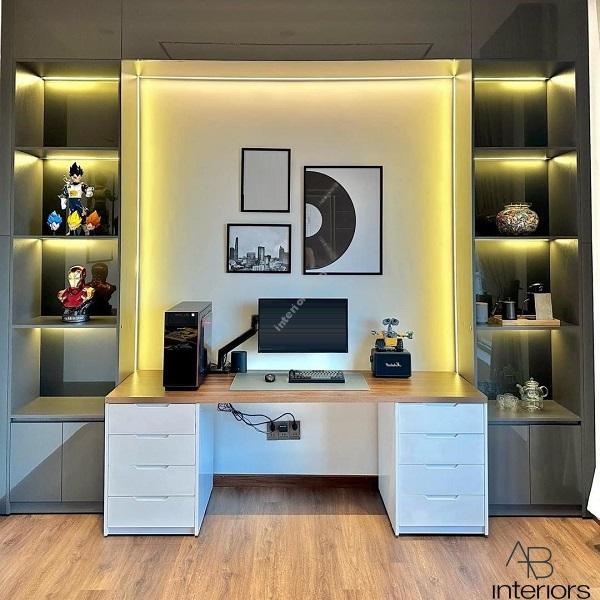 Bàn làm việc ikea tại nhà đẹp BLV006