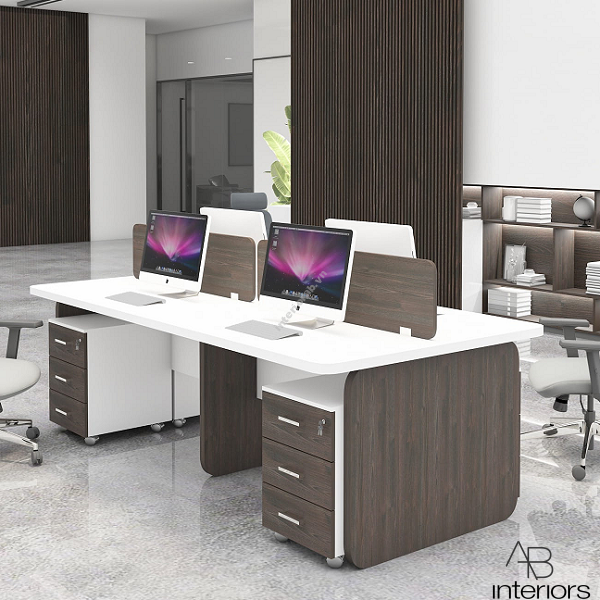 Cụm bàn làm việc 4 chỗ cao cấp BLV026