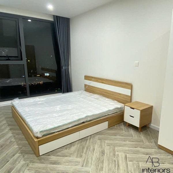 Giường ngủ 1m8 x 2m kèm Tab GN006