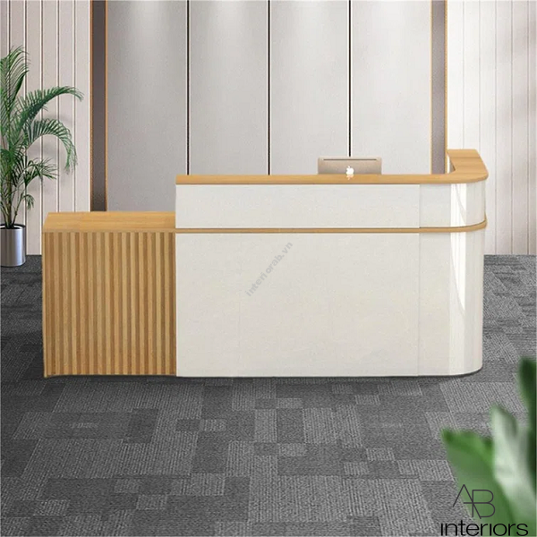 Quầy lễ tân 2m giá rẻ QLT044