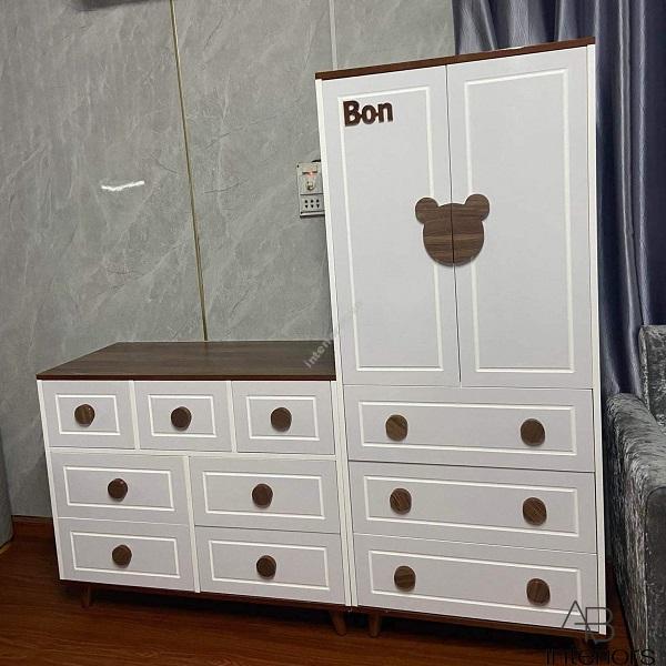 Tủ quần áo cho bé hiện đại TQA034