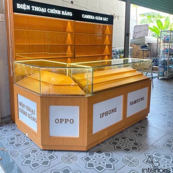 Bộ tủ trưng bày điện thoại giá rẻ TTB061