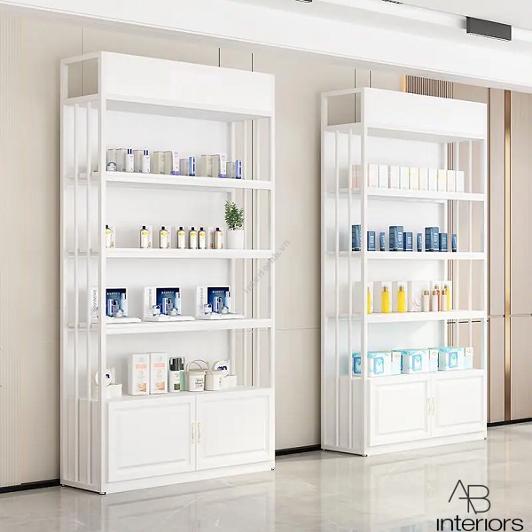 Tủ trưng bày mỹ phẩm khung sắt TTB067