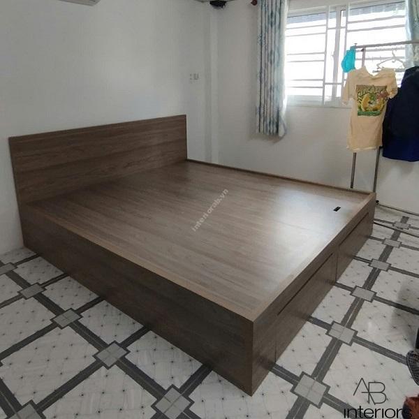 Giường ngủ 1m8 x 2m gỗ MDF giá rẻ GN010