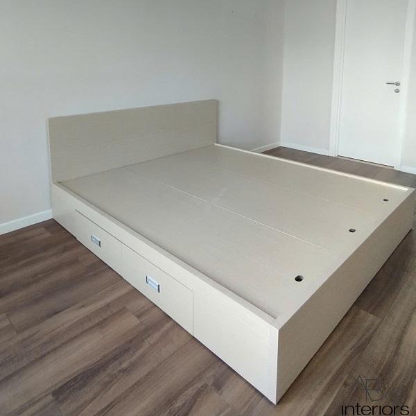 Giường ngủ 1m8 x 2m có 2 ngăn kéo đẹp GN014