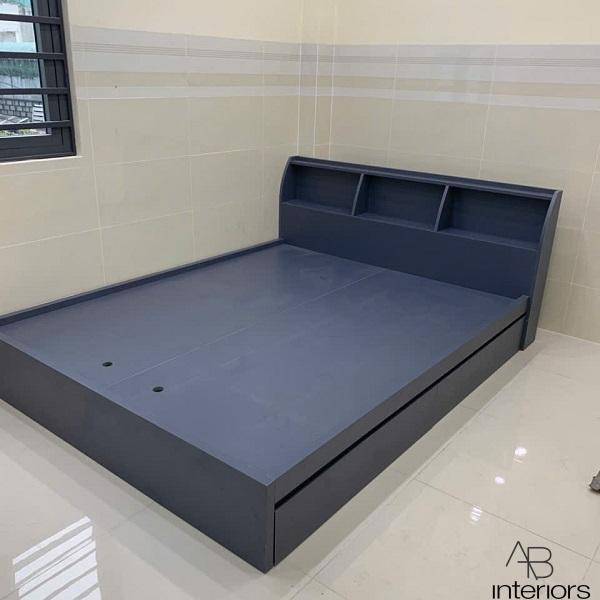 Giường ngủ MDF 2 ngăn kéo cao cấp GN013