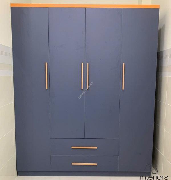 Tủ quần áo 1m6 x 2m đẹp TQA037