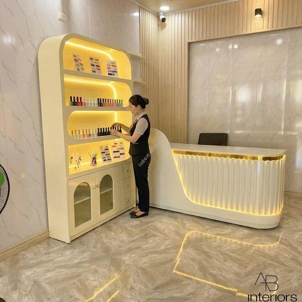 Combo quầy kệ spa sang trọng TTB100