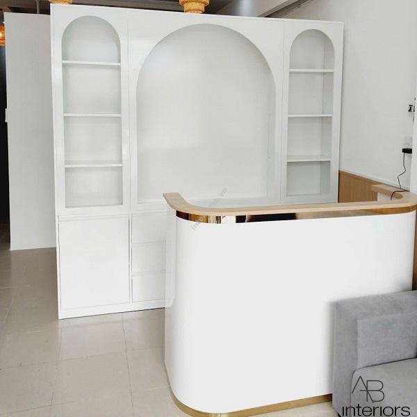 Combo quầy tủ spa đẹp TTB124