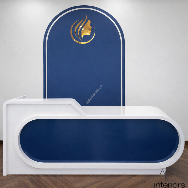 Quầy lễ tân spa cao cấp QLT090