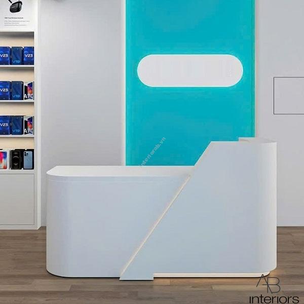 Quầy thu ngân cửa hàng điện thoại QTN012