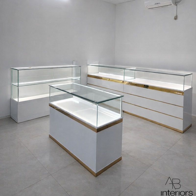 Thi công showroom trang sức đẹp giá rẻ
