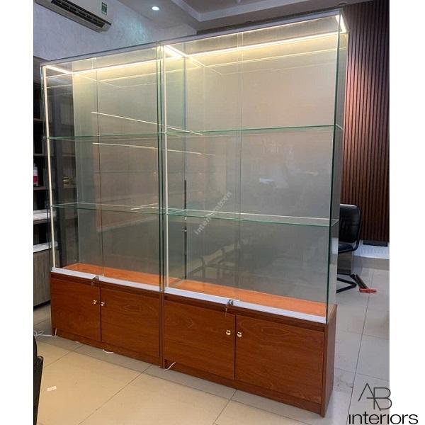 Tủ kính trưng bày yến sào cao cấp TTB096