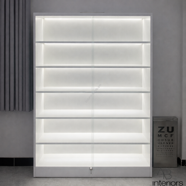 Tủ trưng bày 1m x 1m8 giá rẻ TTB118