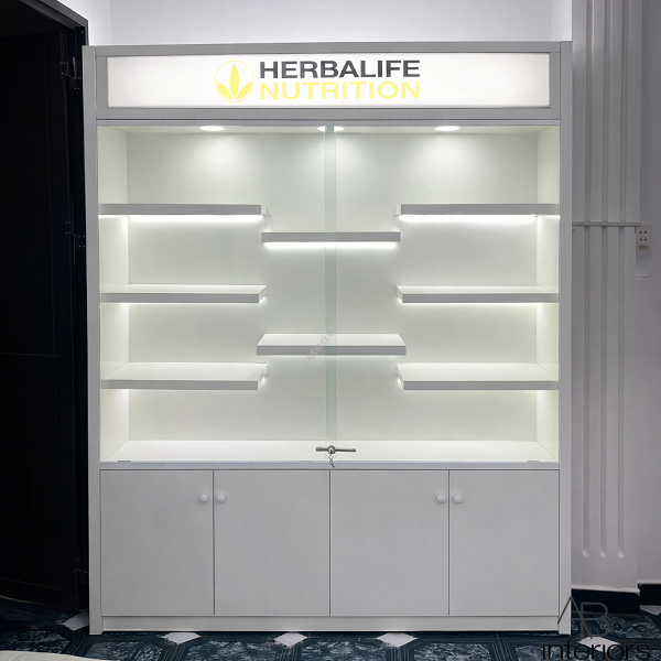 Tủ trưng bày mỹ phẩm 1m6 cao cấp TTB115