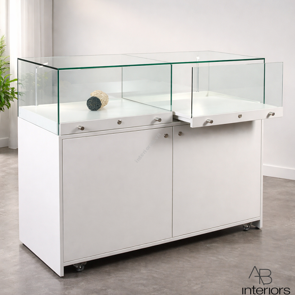 Tủ trưng bày trang sức cửa kéo TTB120